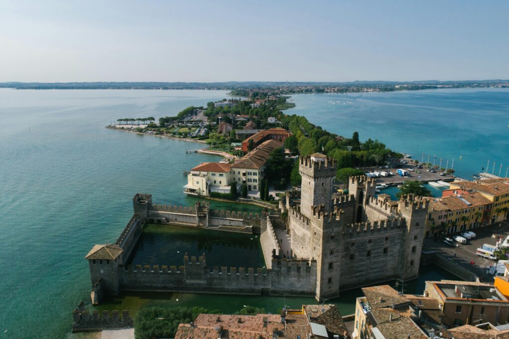 veduta dall’alto della Rocca Scaligera