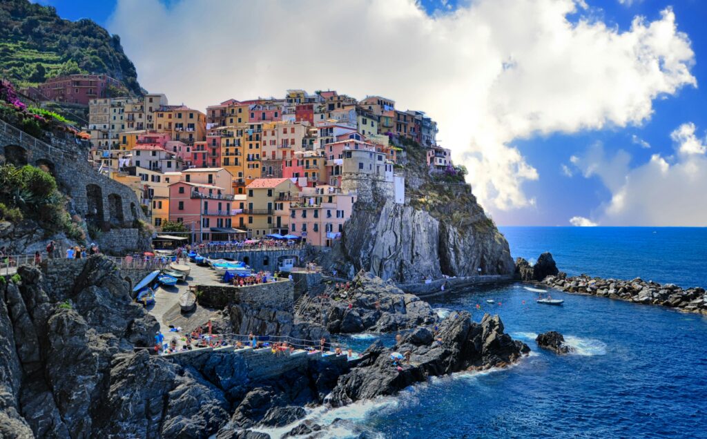 Veduta delle Cinque Terre